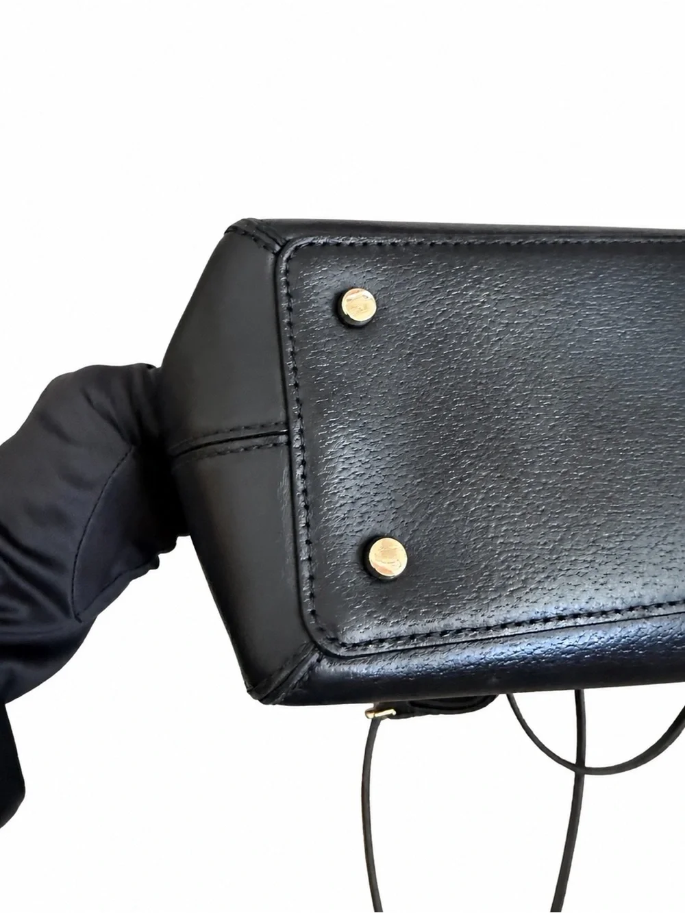 Kate Spade New York Matthew’s Street Maise Bow Crossbody Satchel Black Leather